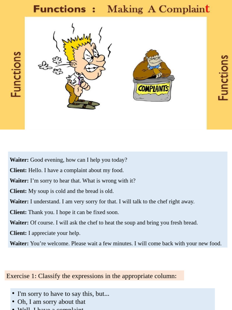 Effective Communication for Complaints | PDF