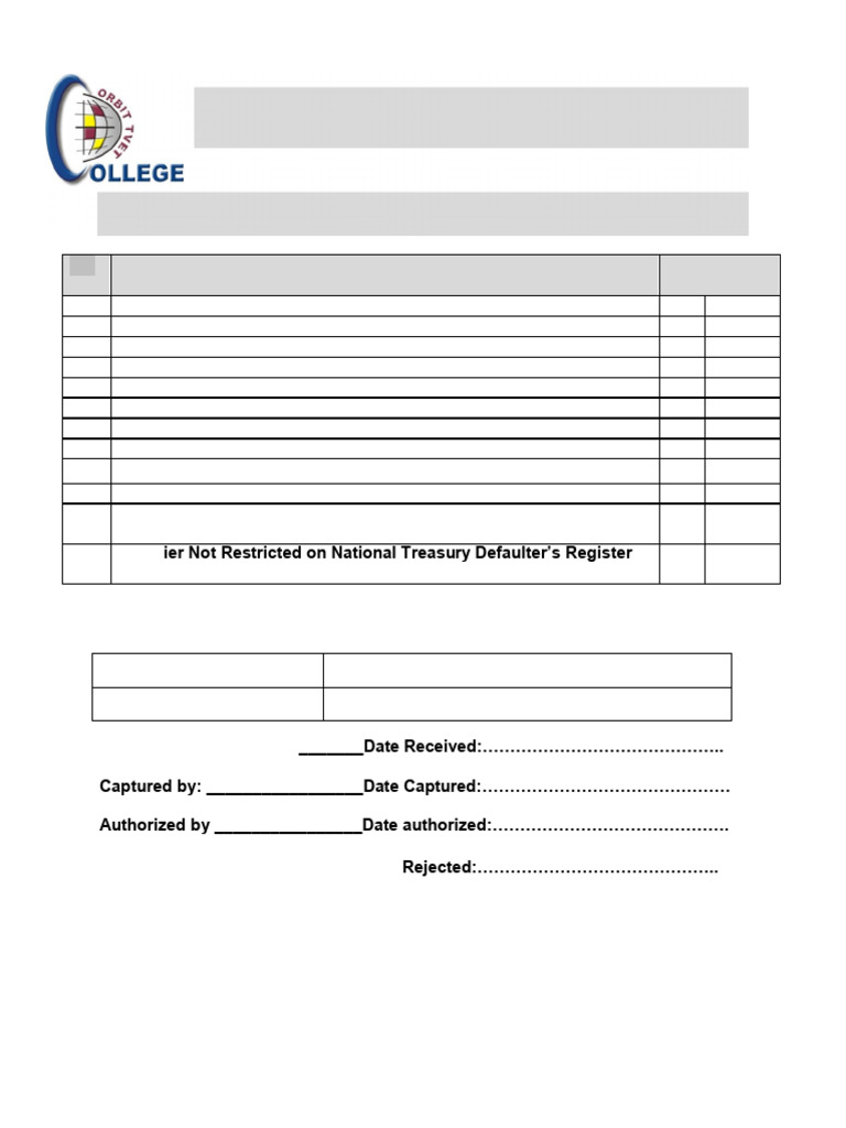 Orbit Tvet Database Application 2023 | PDF | Taxes | Employment