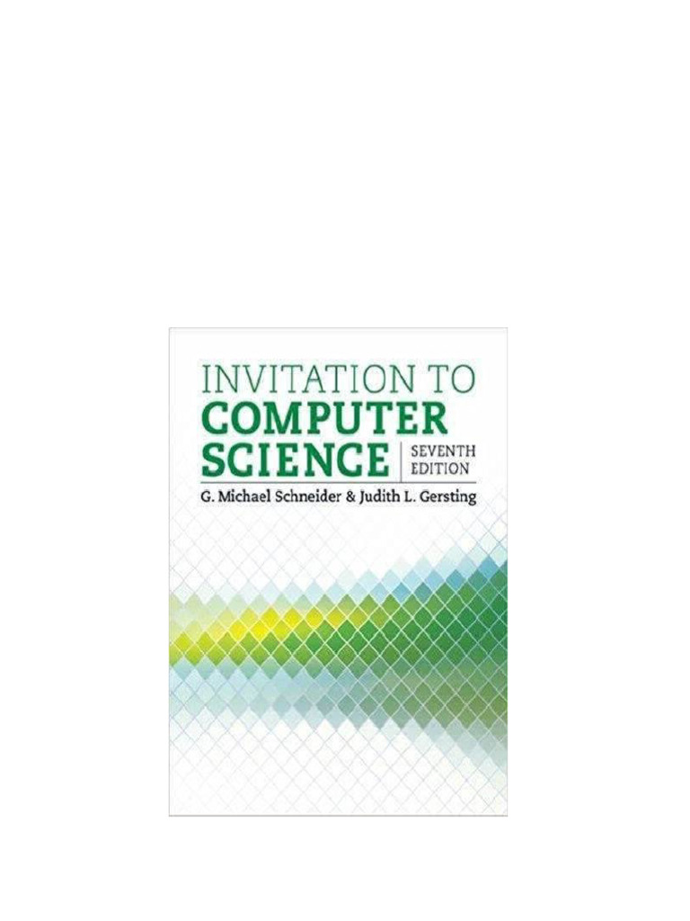 Invitation To Computer Science 7th Edition (Ebook PDF) PDF Download ...