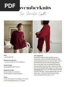 Eun Sweater Light - ENGLISH