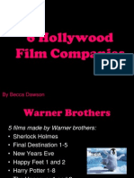 6 Hollywood Film Companies