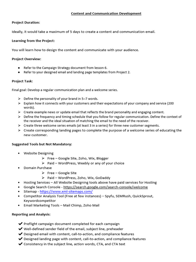 Content and Communication Strategy Guide | PDF | Websites | Human ...