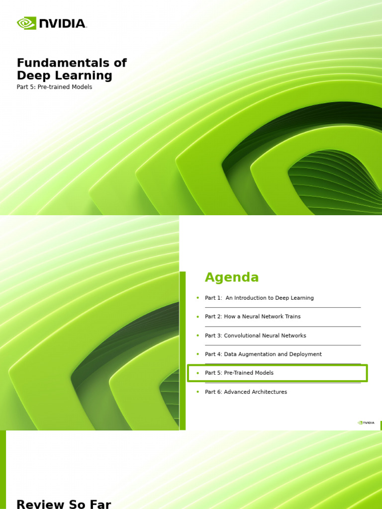 Pre-trained Models in Deep Learning | PDF