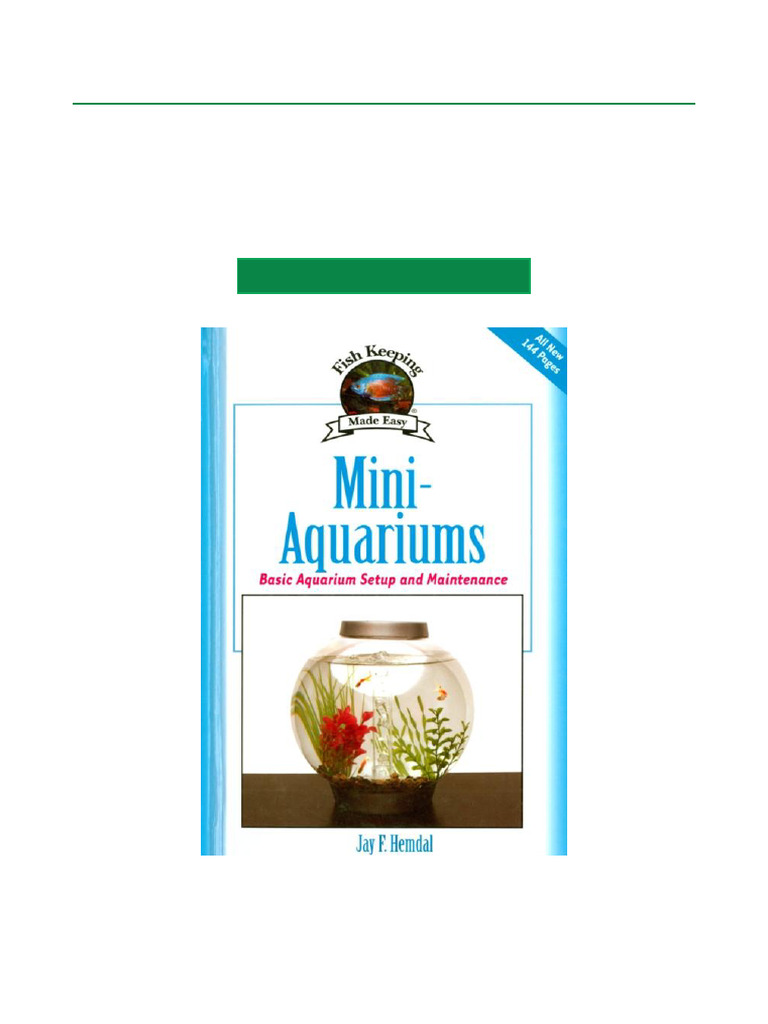 Mini Aquarium Requirements photo