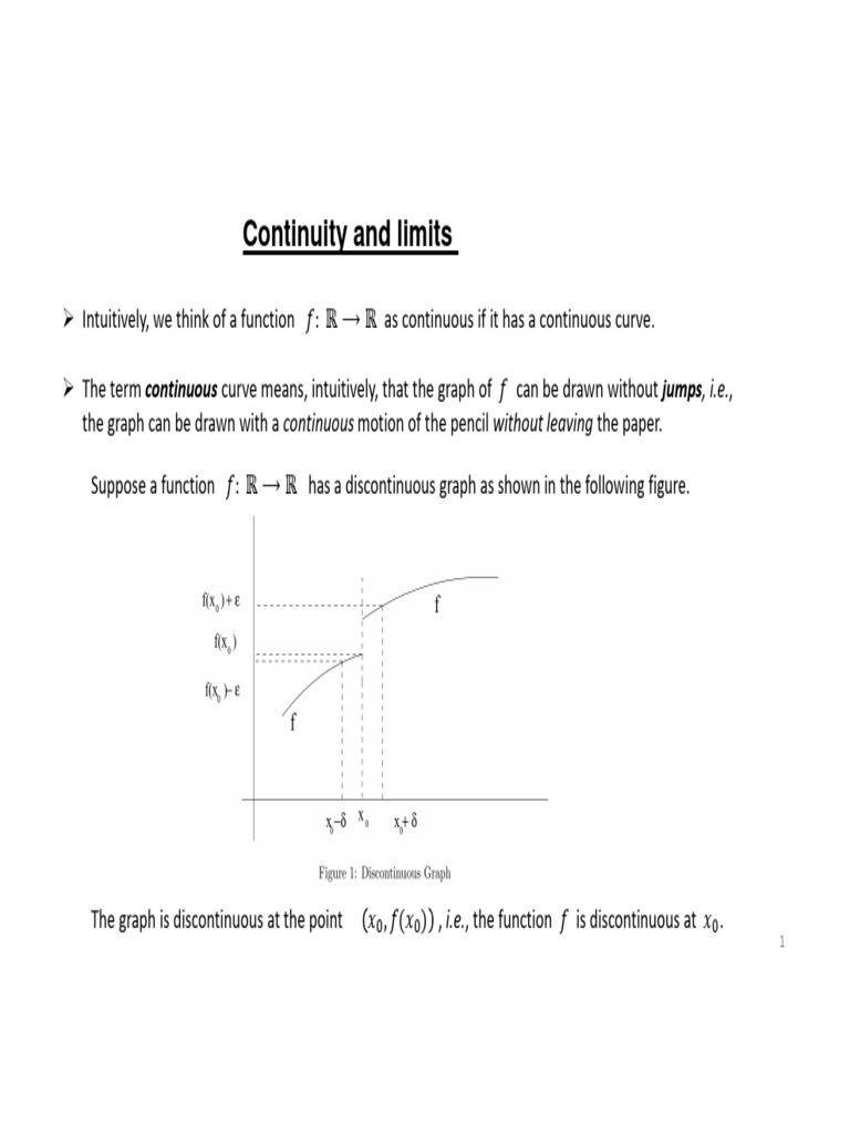 Topic3-Limit-Continuity | PDF | Geometry | Functions And Mappings