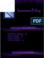 Insurance Policy