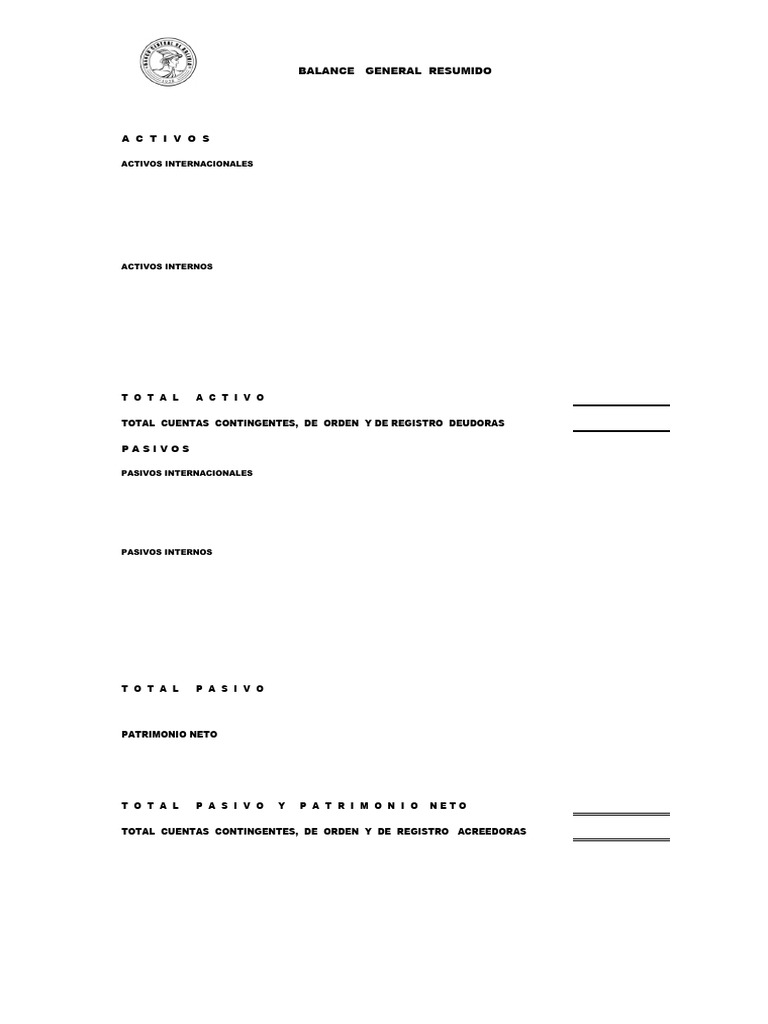 Balance General y Estado de Resultados 2012 | PDF | Hoja de balance ...