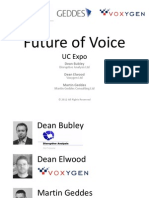 Future of Voice Seminar at UC Expo 6 March 2012
