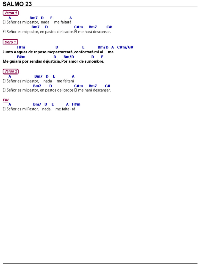 Salmo 23 | PDF