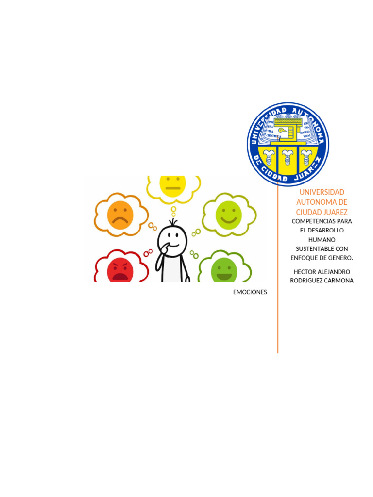 Emociones y su impacto en el desarrollo humano | PDF | Las emociones ...
