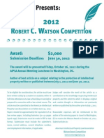 2012 Watson Poster