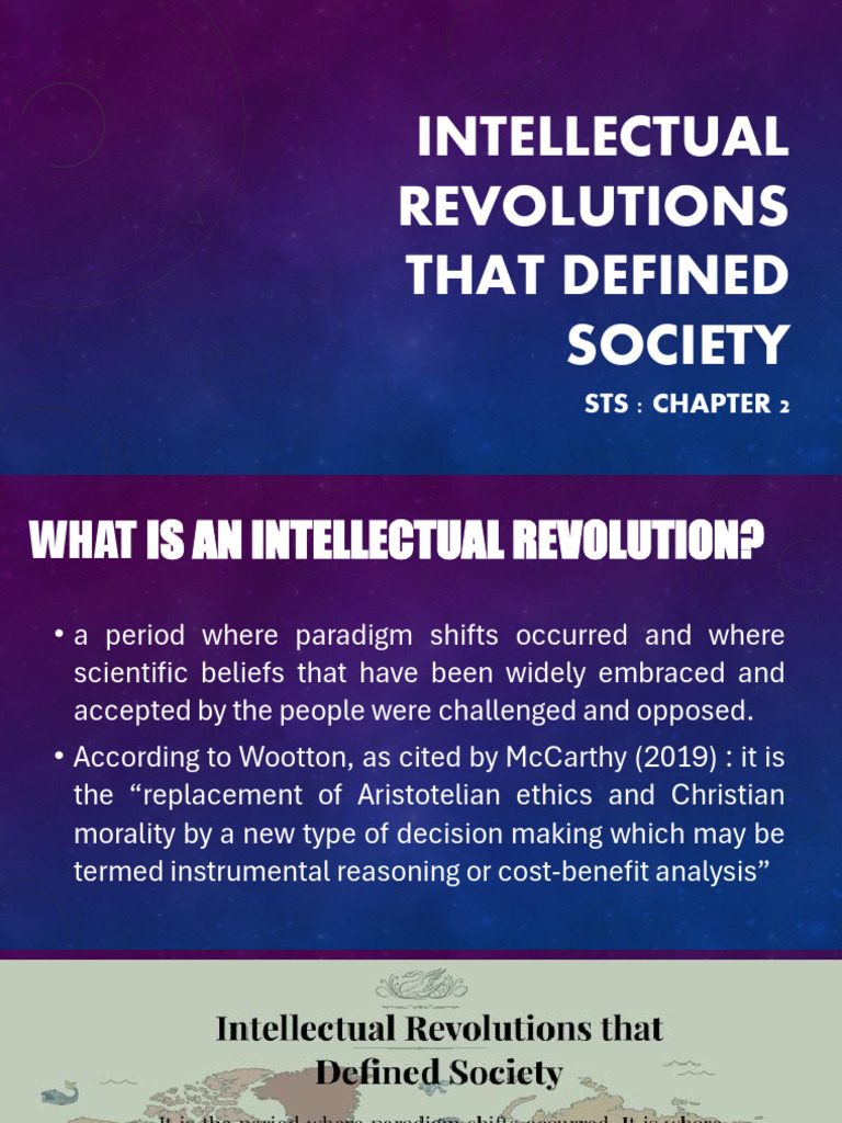 Intellectual Revolutions in Science | PDF | Heliocentrism | Galileo Galilei