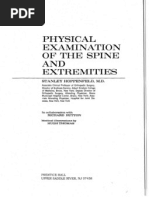 Hoppenfeld - Physical Examination of The Spine and