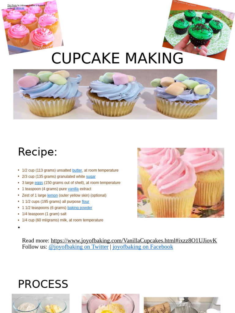 Cupcake Making | PDF