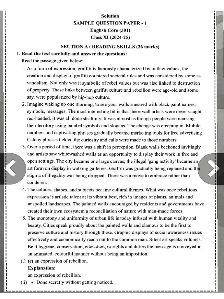 Sample Paper 02 - Solution | PDF