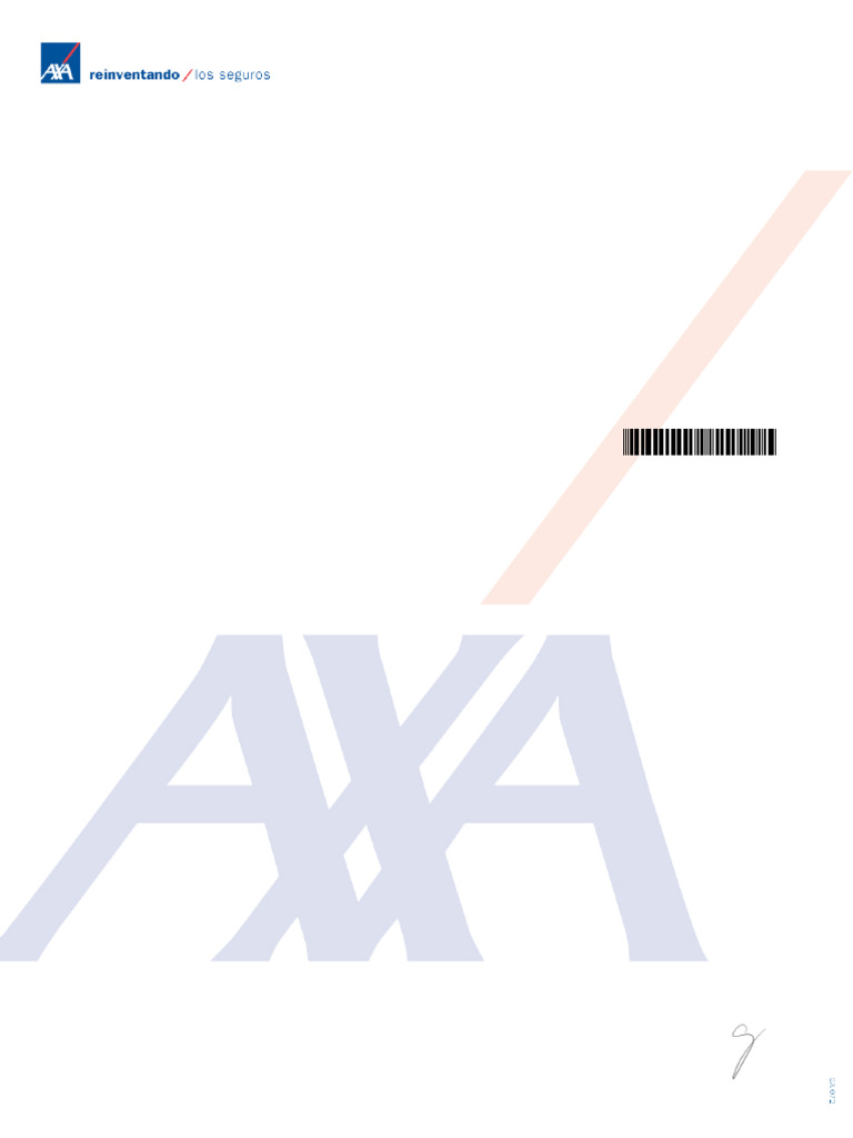 Póliza de Seguro Automotriz AXA 2025 | PDF | Póliza de seguros | Riesgo ...