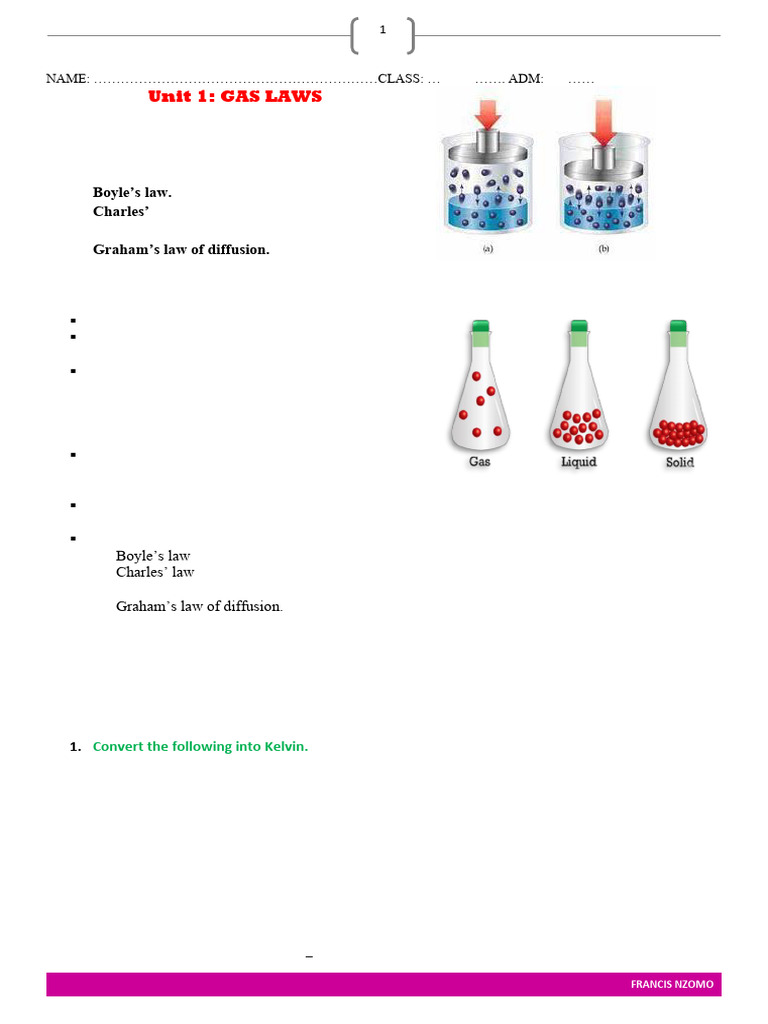 Understanding Gas Laws and Their Applications | PDF | Gases | Temperature