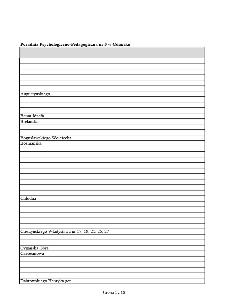 Załącznik NR 2 PPP 3 | PDF