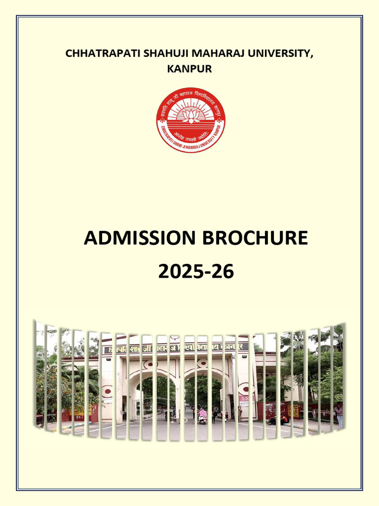 Admission Brochure 2025 26 | PDF | University And College Admission ...