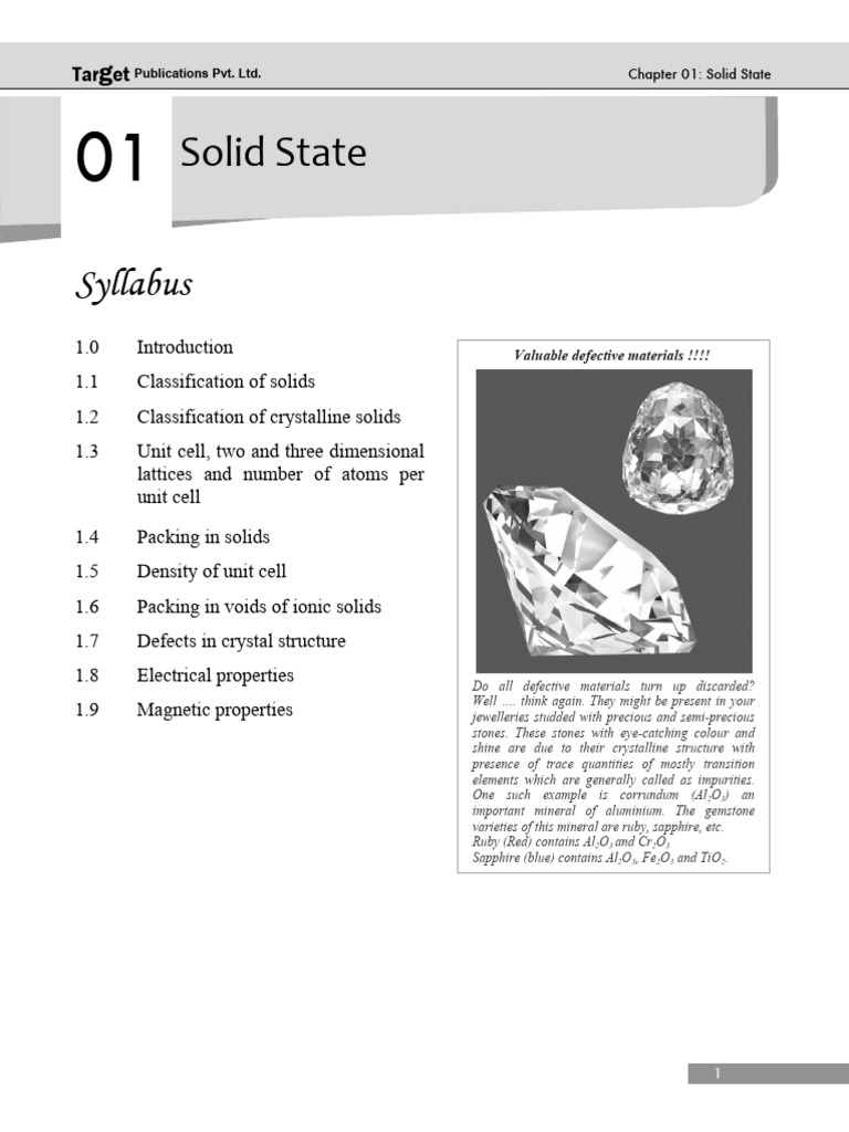 Crystalline Solids and Their Properties | PDF | Crystal Structure | Ion