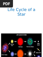 The Formation and Life Cycle of Stars - The Life Cycle of A Star - AQA ...