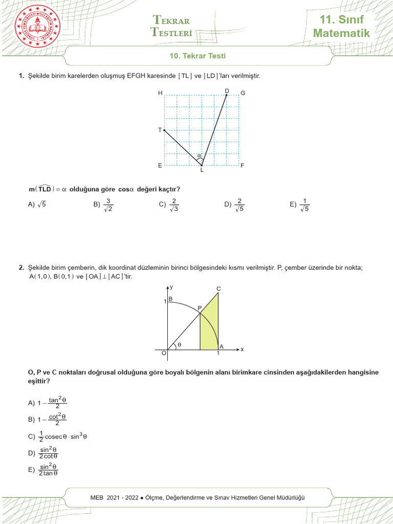 11 Mat 10 | PDF