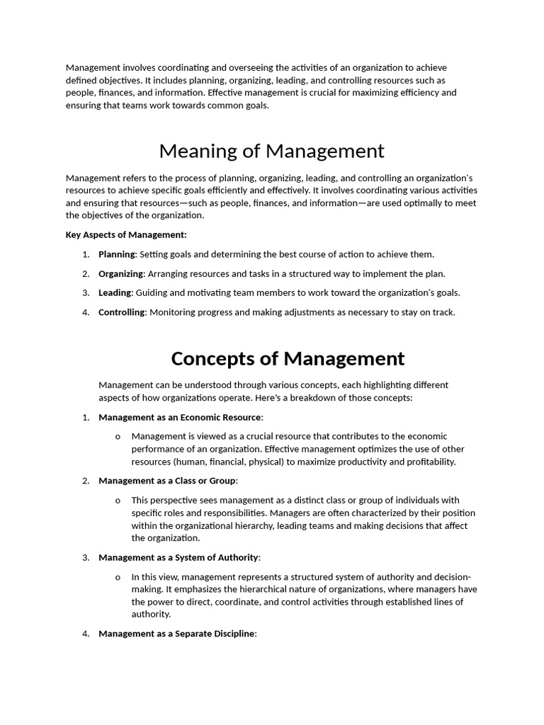 Essentials of Effective Management | PDF | Goal | Motivation
