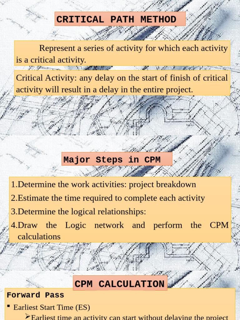 Critical Path Method Explained | PDF