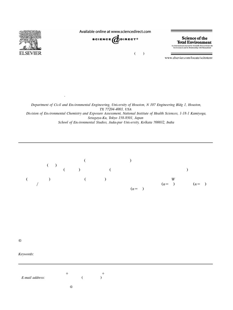Arsenic and Trace Elements in Hair/Nails | PDF | Principal Component ...