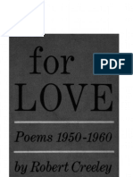 Robert Creeley - For Love Poems