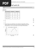 Cambridge Math 9: Unit 1 Test | PDF