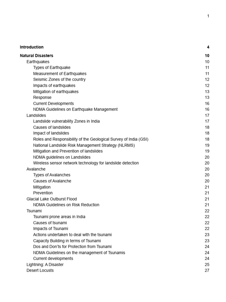 Comprehensive Guide to Disaster Management | PDF | Hazards | Natural ...