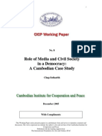 CICP Working Paper 8- Role of Media and Civil Society