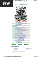 Isuzu C240 Engine Specifications and Data | PDF