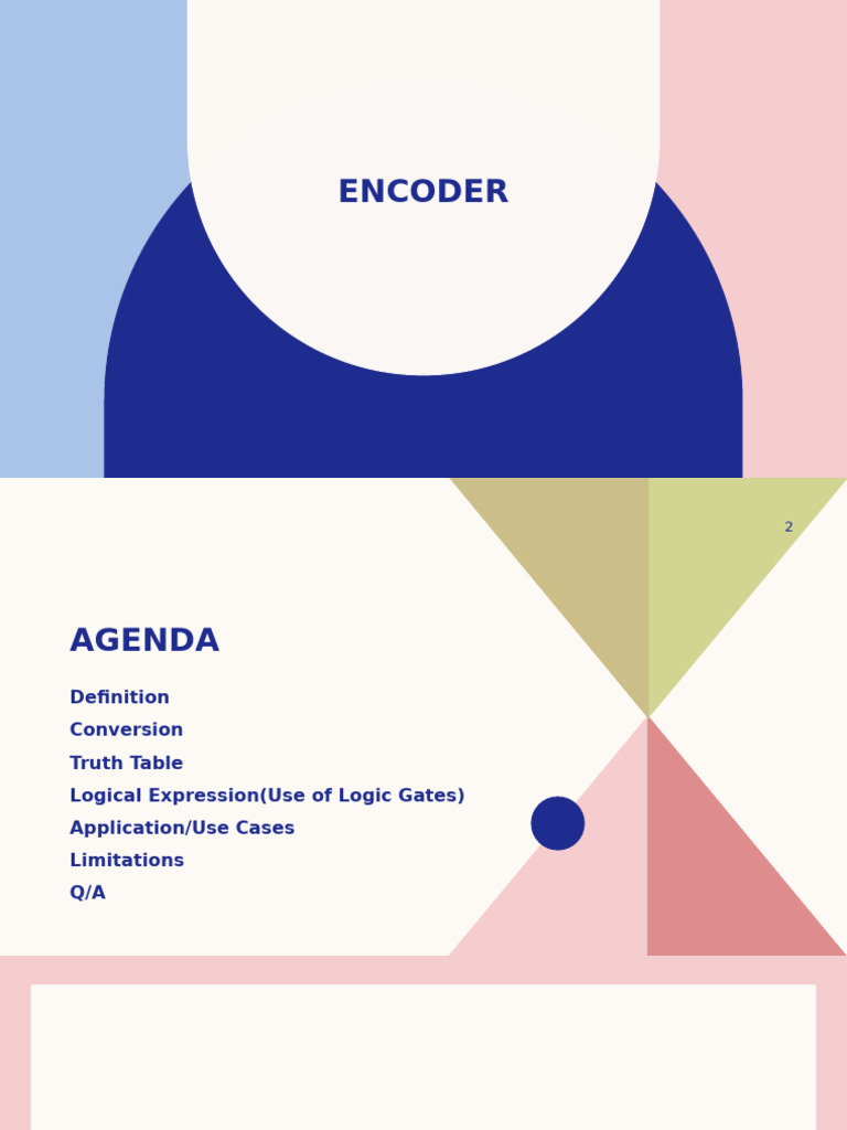 Encoder Circuit Overview and Applications | PDF
