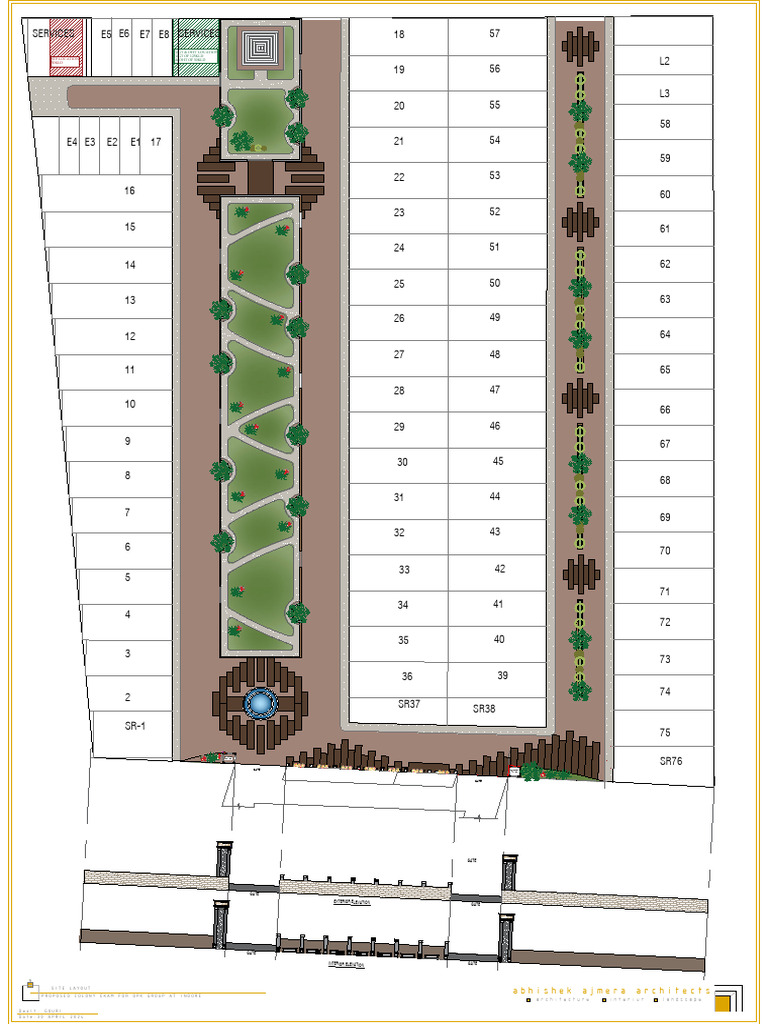 Site Layout for Ekam Colony Project | PDF | Chess Theory