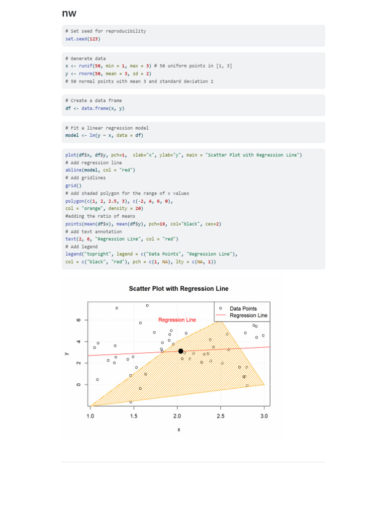 Linear Regression Data Visualization | PDF