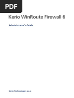 Kerio Winroute Firewall 6: Administrator'S Guide