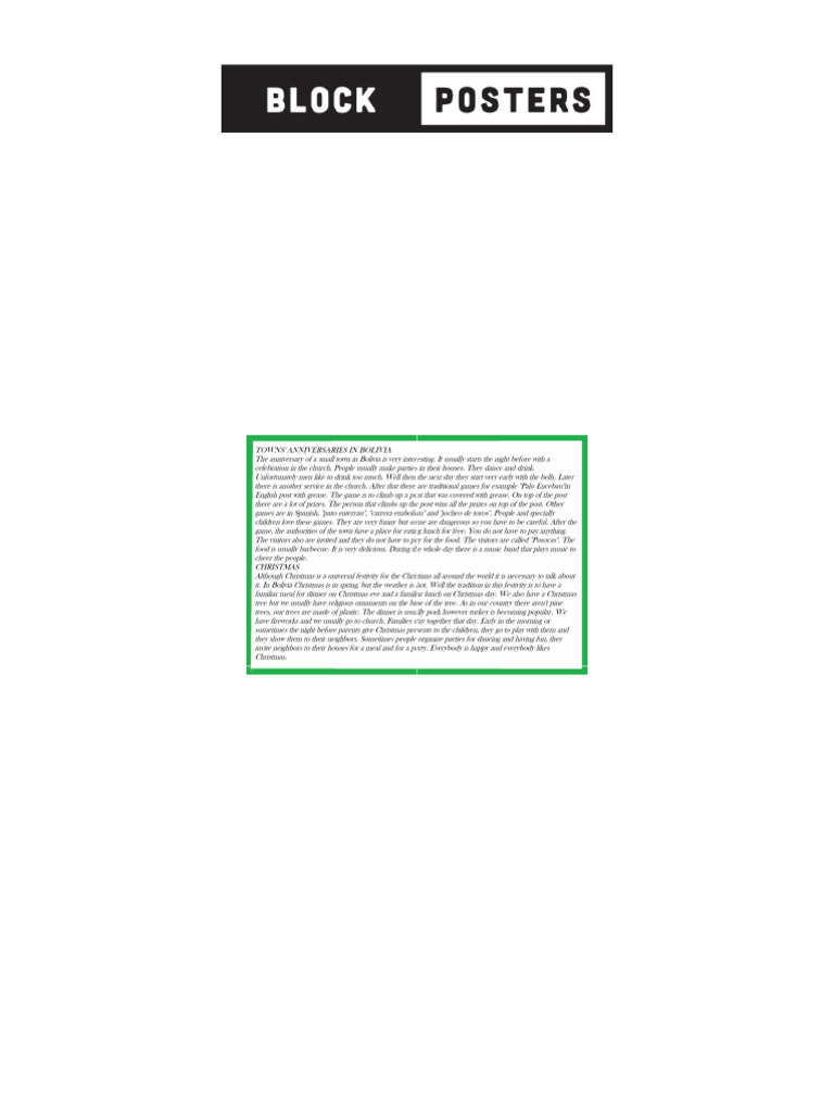 Block Poster Printing Settings Guide | PDF