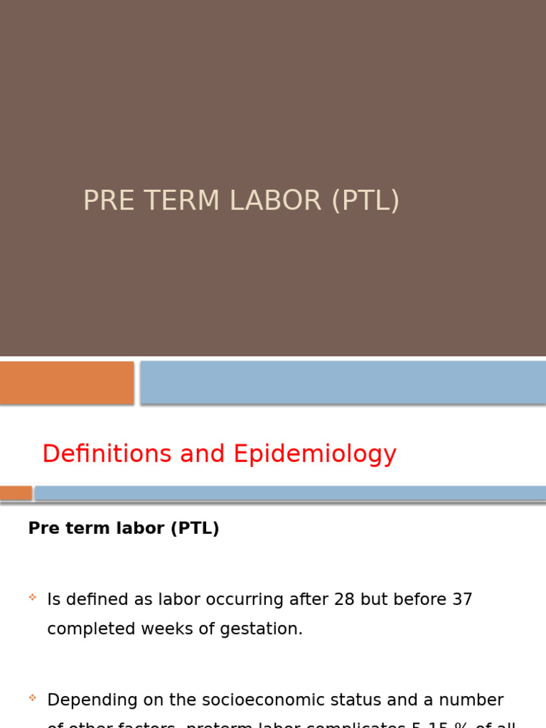 Understanding Preterm Labor: Causes & Management | PDF | Childbirth ...
