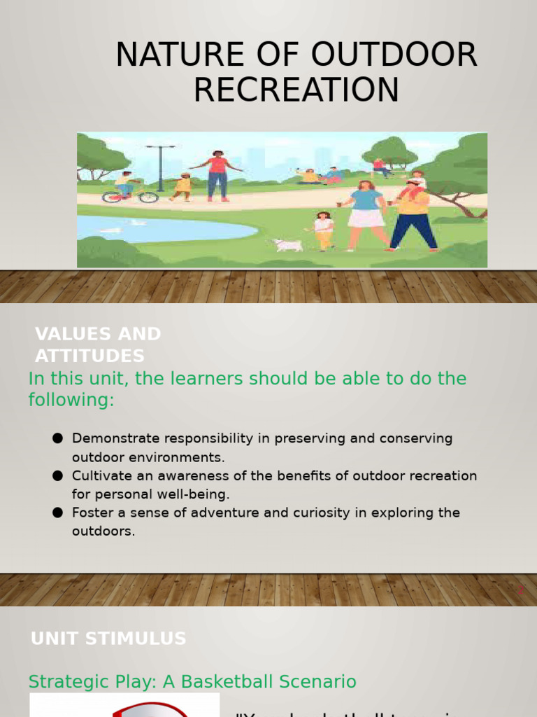 Benefits of Outdoor Recreation Activities | PDF | Outdoor Recreation ...