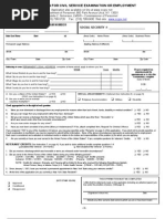 Civil Service Application 1106