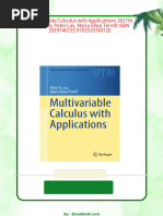 洋書 Multivariable Calculus with Applications A COURSE IN MULTIVARIATE CALCULUS WITH APPLICATIONS – Techno