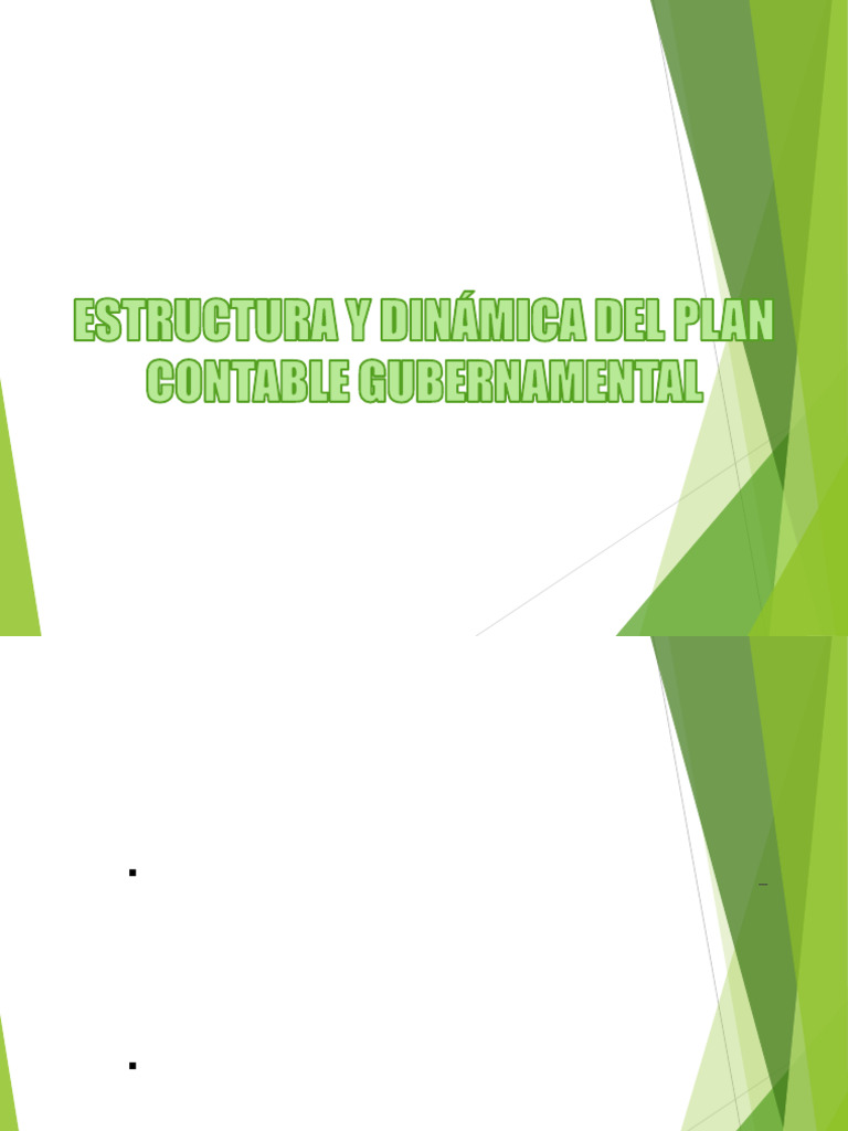 Estructura del Plan Contable Gubernamental | PDF | Contabilidad ...