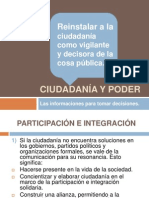 Ciudadanía y Poder