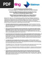 Download The Parenting Group and Edelman Partner To Provide Insights on The Modern Dad at the First Dad 20 Summit 82 percent of Men Who Became A Parent in the Past Two Years Feel There is A Societal Bias Against Fathers  by Edelman SN84484126 doc pdf