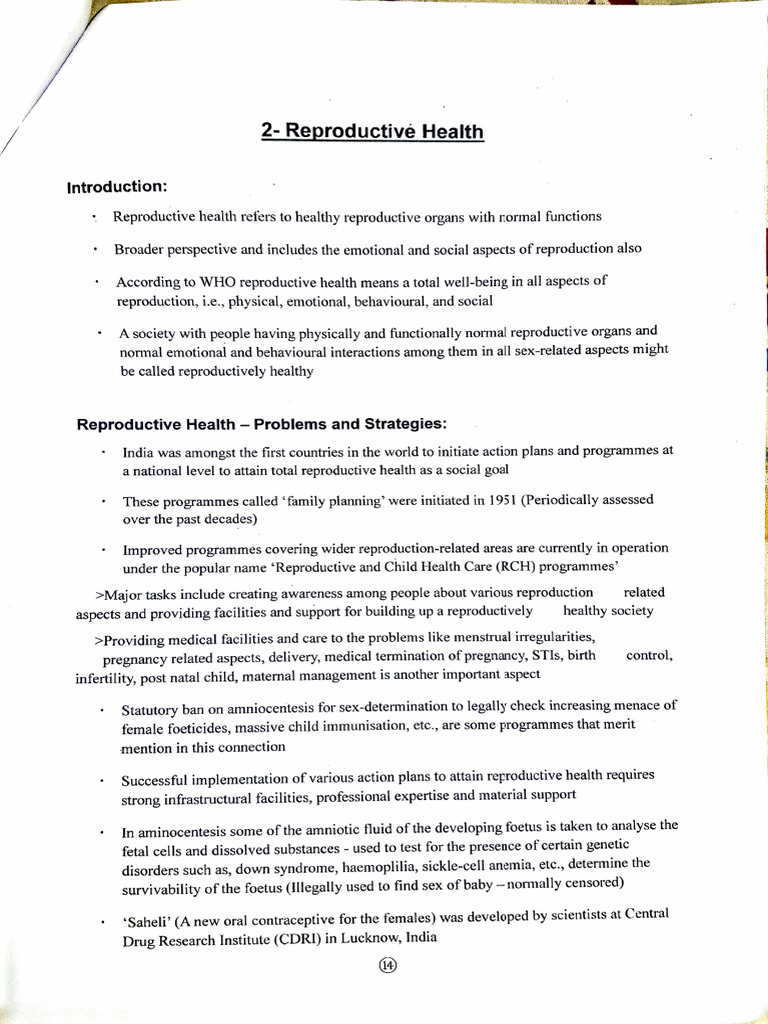 Reproductive Health Strategies in India | PDF | Birth Control ...