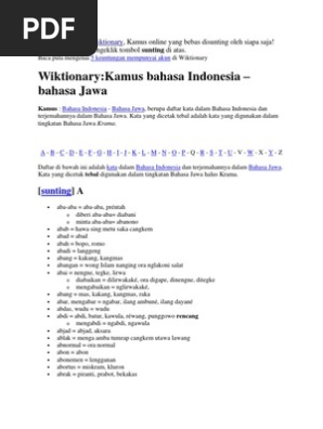 Bahasa Jawa