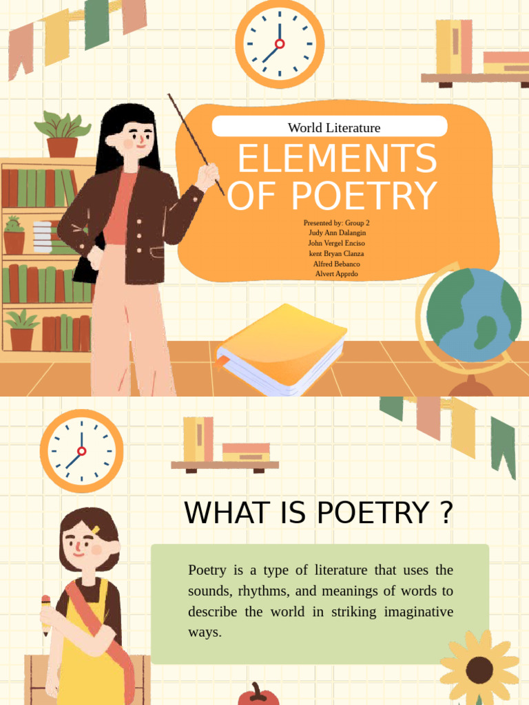 Key Elements of Poetry Explained | PDF | Poetry | Metre (Poetry)