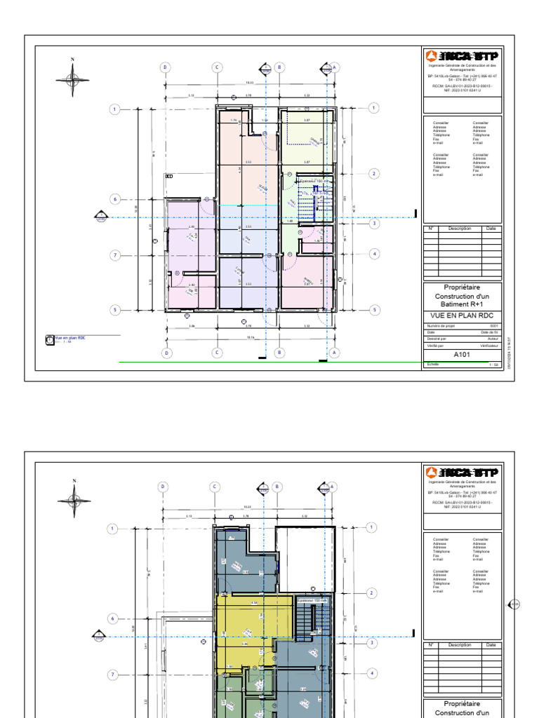 Plans de Construction d'un Bâtiment R+1 | PDF | Échecs | Ouverture (échecs)